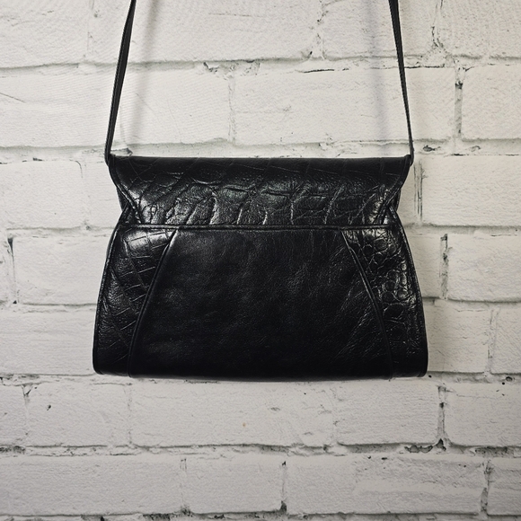 Sharif Black Quilted Shoulder Bag - Picture 5 of 6